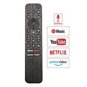 Sony Rmf -Tx800p Youtube-Netflix -Prime Video Tuşlu Ses Komutlu Tv Kumanda