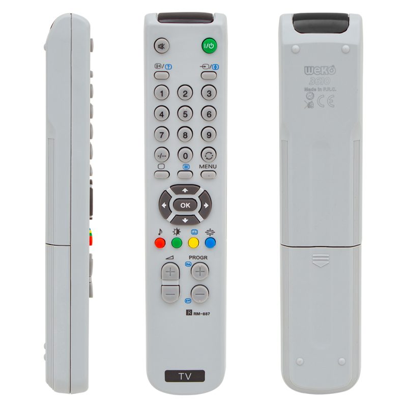 3610 1 1 - Sony Rm 887 Kv-21Ft2k Kv-21Fx30e Kv-25Fxz20A Beyaz Tv Kumanda