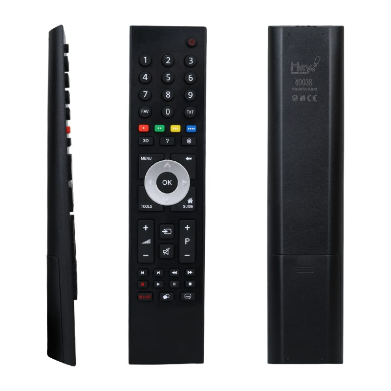 40038 1 - Arçelik Beko Gri Göbek 3D Tuşlu Lcd Led Televizyon Kumandası (70122=40038=32740)