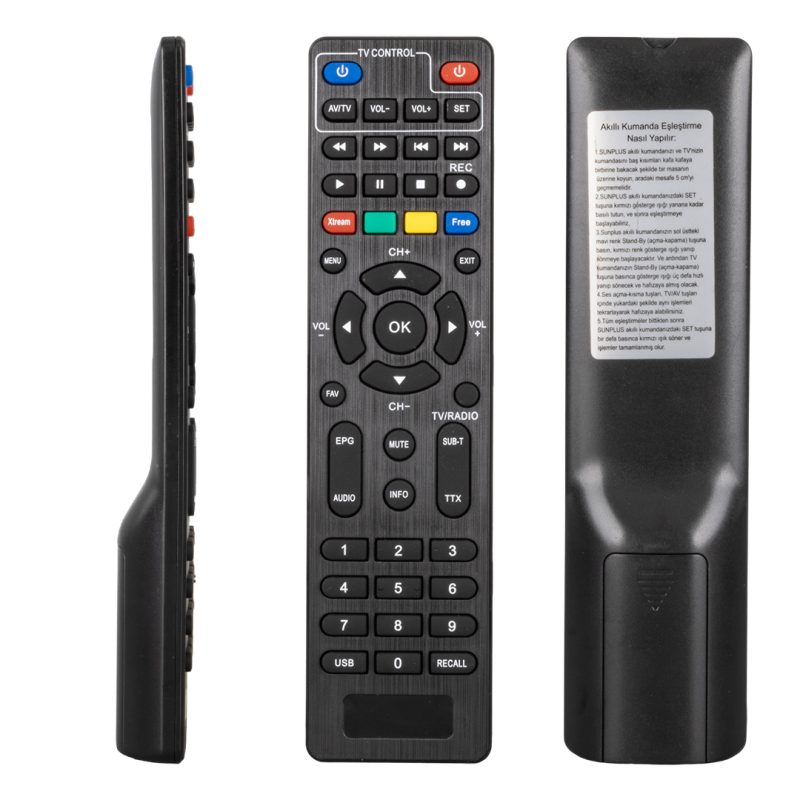 6044 - Sungate Sunplus Astra Falcon Full Hd Tv Özellikli Uydu Kumandası (40129=6044) A-23l