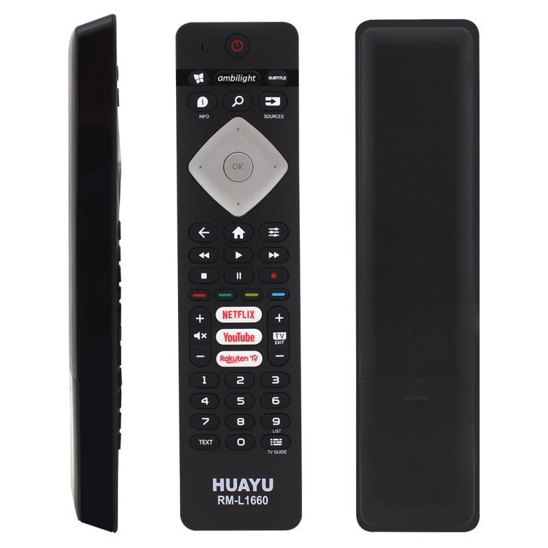 6218 2 - Phılıps Rm-L1660 Netflix-Youtube-Rakuten Tv Tuşlu Ses Komutsuz Lcd Led Televizyon Kumandası