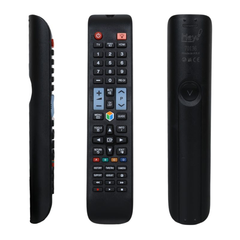 70136 1 - Küçük Kalıp Rm-D1078+1 Samsung Source Tuşlu Lcd Led Tv Kumanda (70136=40037=32064)
