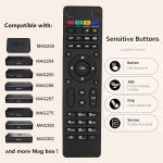 Mag Iptv Set Üstü Kutusu Mag 250 254 255 256 257 261 270 349 350 351 352, Mag322w1, Mag254w1 Vb. İle Uyumlu Uzaktan Kumanda