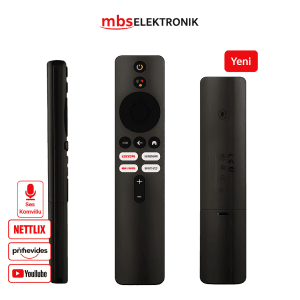 Xiaomi Mi Box 4S Netflix Prime Video YouTube Tuşlu Ses Komutlu Kumanda 4K Kumanda