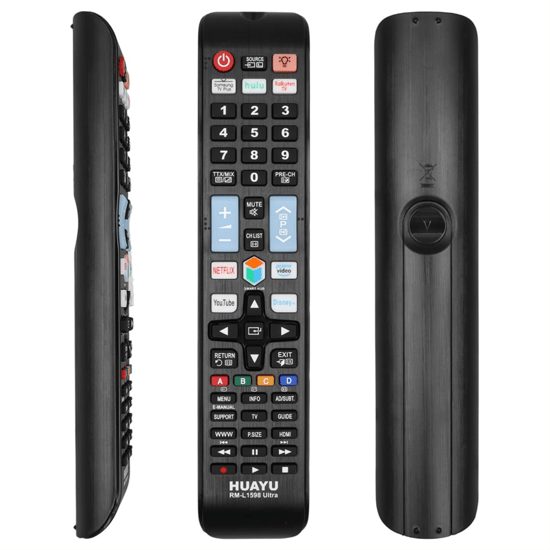 huayu-kl-rm-l1598-ultra-netflix-rakute-46-93f huayu kl rm l1598 ultra netflix rakute 46 93f - Samsung Ultra Netflix Rakuten Hulu Youtube Disney+ Tuşlu LCD Led TV Kumanda