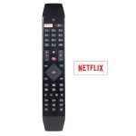 Vestel Netflix Mor Tuşlu Yeni Üstü Camlı Model Led Televizyon Kumanda