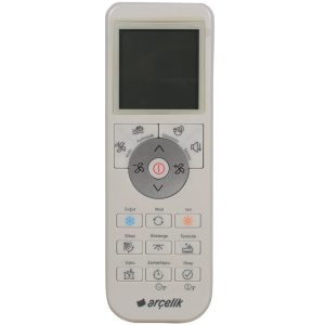 Arçelik Beko Yeni Tip 5401568401 Beyaz Klima Kumandası (5401552301)