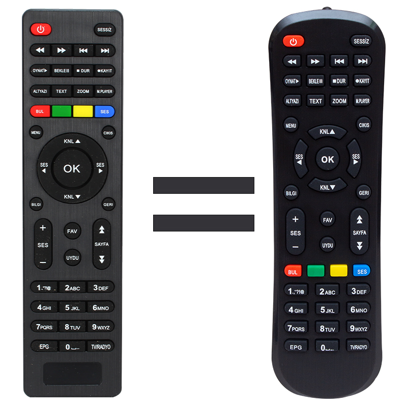 2087 2087 - Mersat Vip Hometech Korax Techniksat Mini Hd Starcom 2000-2050 Baff 6600 Hd Uydu Kumandası (2087=17372) (40205=2087)